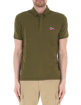 Polo maniche corte VERDE OLIVA XL - Napapijri - FashionsVida