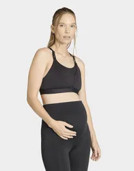 Womens Reggiseno Optime Workout Medium Support Maternity - Nero, nero nero Donna taglia L