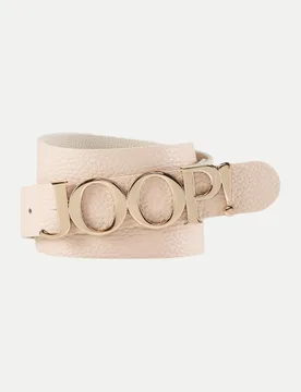 Klassischer Ledergürtel mit markanter Narbung Beige 75 - Joop! - FashionsVida