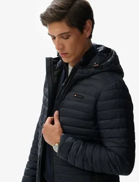 Superdry Herren Fuji Lite Jacke mit Kapuze Navy - Größe: Xxl - 119.99 - FashionsVida