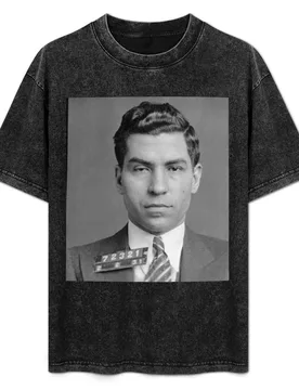 Lucky luciano mugshot high quality T-Shirt Big and Tall Casual T-Shirt - Aliexpress - FashionsVida