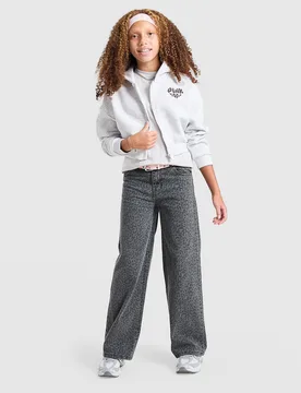 Felpa con Cappuccio Cropped Leopard Ragazza Junior - Grigio, grigio grigio Bambino taglia 12-13Y - Pink Soda Sport - FashionsVida