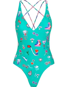 Playground Love Reversible Azania One Piece - XS - Paolita London - FashionsVida