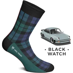Calcetines de hombre Black Watch cortos en color azul