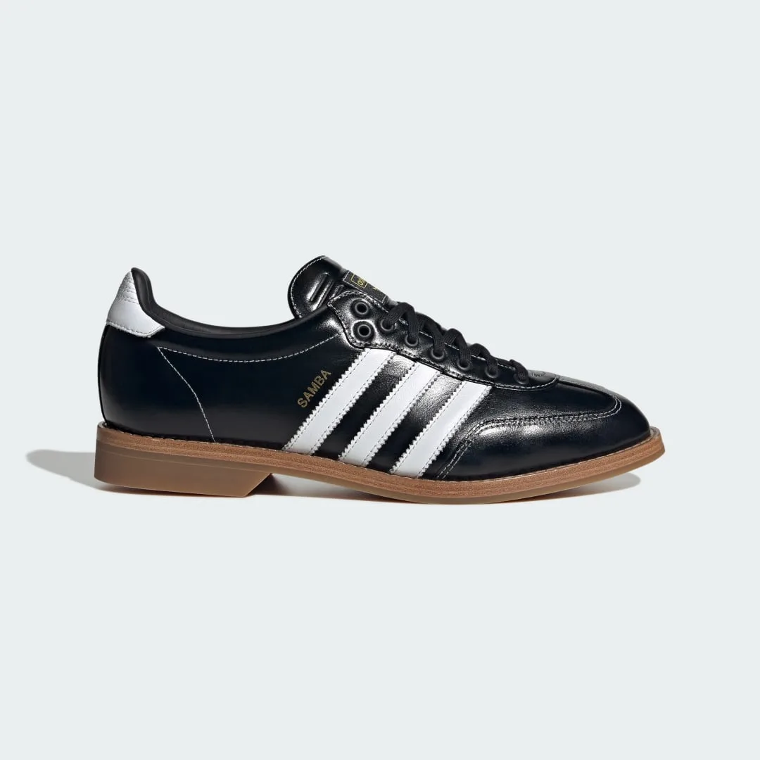 SAMBA BOWLING 40 2/3 Core Black / Cloud White / Ecru Tint - Adidas - FashionsVida