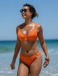 Algarve Ring Side Textured Brief Orange female