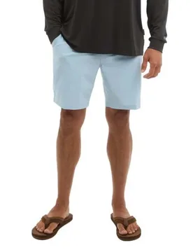 Mako 18´´ Hybrid Solid Shorts Light Blue 34 Men - PELAGIC - FashionsVida