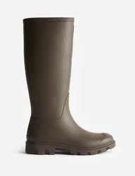 Unisex Downpour Waterproof Tall Wellies Brown Unisex