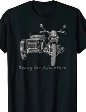 Motorcycle Adventure Riding Russian Ural Sidecar T-Shirt. Premium Cotton Short Sleeve O-Neck Mens T Shirt New S-3XL - Aliexpress - FashionsVida