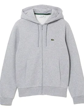 Lacoste Zip Hoodie Grey 4XL Herren - Lacoste - FashionsVida