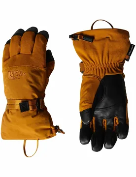 Wasserfeste Skihandschuhe aus Leder Montana Leather Wp Glove Timber Tan Timber Tan Heather für Herren aus Leder Größe S Braun - The North Face - FashionsVida