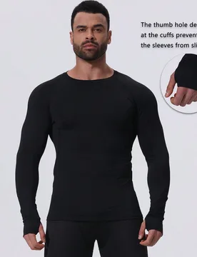 Camiseta de manga larga ligera, transpirable y de secado rápido para hombres, adecuada para pesca, navegación, natación, senderismo, viajes, navega - Shein - FashionsVida