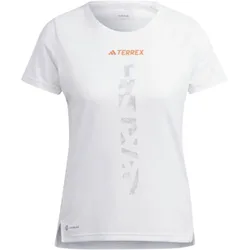 Terrex Agravic Trail Laufshirt Damen Weiß Gr. L