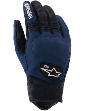 Guanti Moto TRACKER Blu Scuro Nero taglia M - Alpinestars - FashionsVida