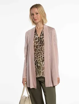 Cárdigan largo de mujer de punto sin abrochar - Naulover - FashionsVida
