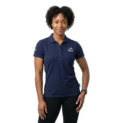 Lifestyle Short Sleeve Polo Dark Blue L Women