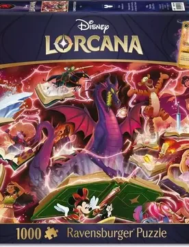 Disney Lorcana: Glimmers of the Realm – Ruby Puzzle (1000 piece) - Ravensburger - FashionsVida