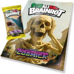 Juego de Mesa Italian Brainrot Trading Card Game Album + Sobre modelos surtidos