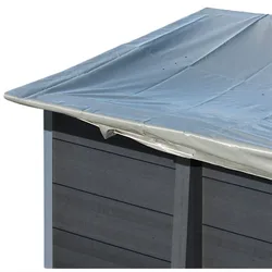 Winter Cover For Rectangular Pool Grey 658 x 460 cm unisex