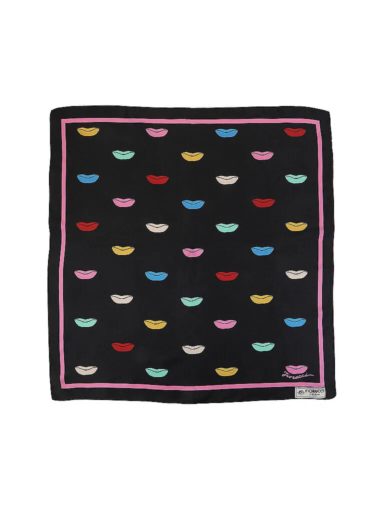 Fiorucci Foulard in seta nero - Fiorucci - FashionsVida