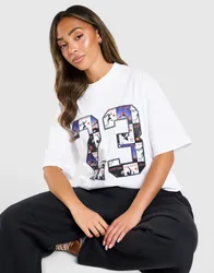 T-Shirt - Damen, Weiss - female - Size: XS