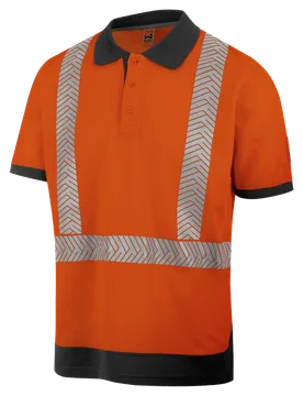 Polo de travail haute-visibilité orange fluo Orange S - Würth MODYF - FashionsVida