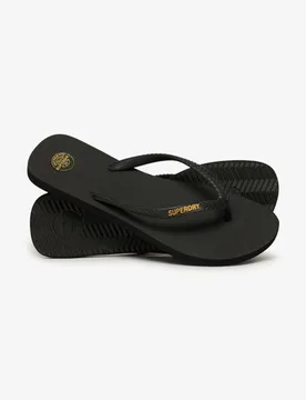 Superdry Damen Core Essential Flip-flops Schwarz - Größe: 3-4 - 24.99 - FashionsVida