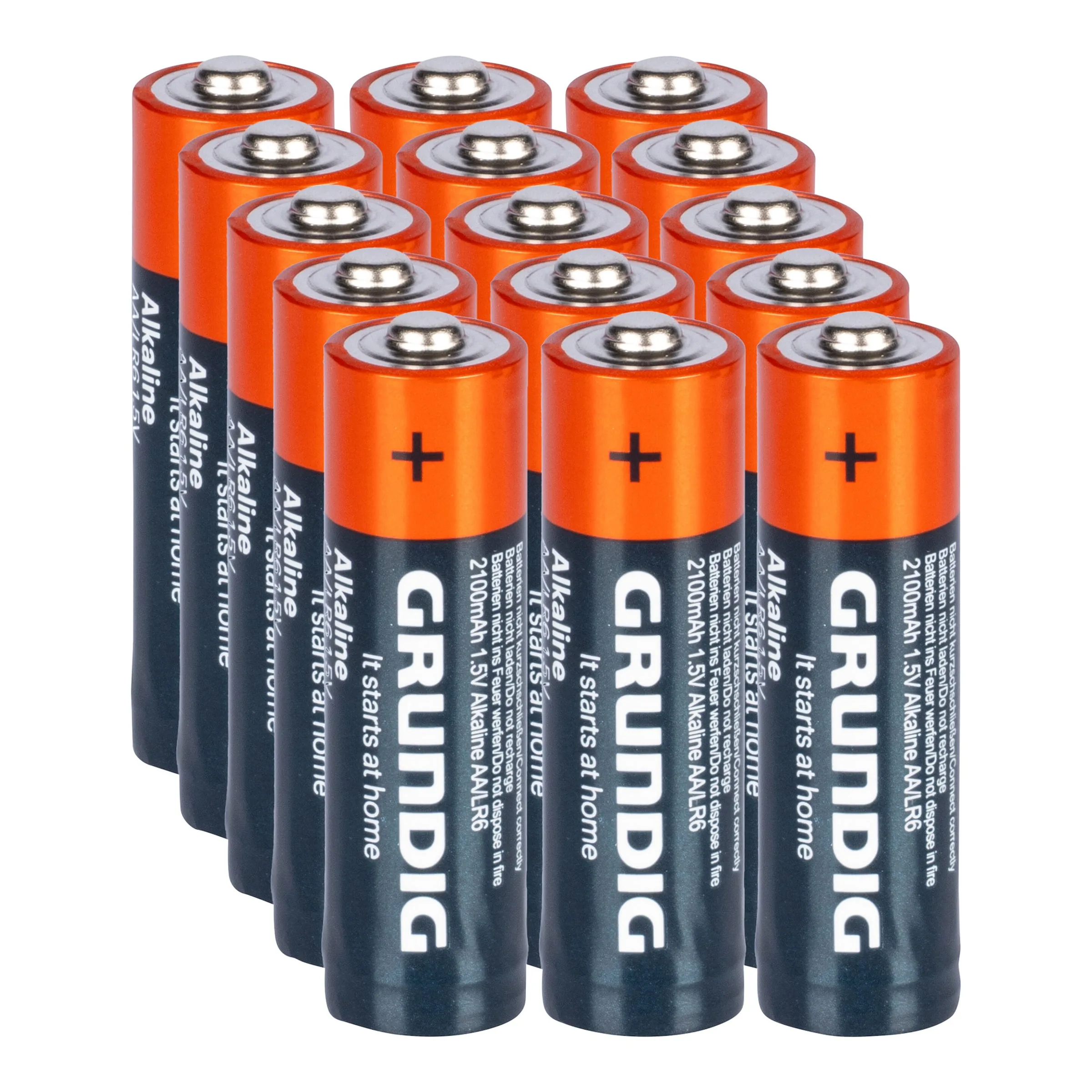 Batterie Großpackung, 18 Stück pink blau - Grundig - FashionsVida