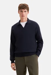 Regular Pullover Uni Blau 3XL