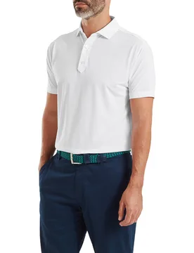FootJoy Polo Lisle Solid, weiss m - FootJoy - FashionsVida