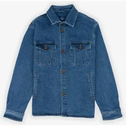 Sobrecamisa de hombre relaxed lisa