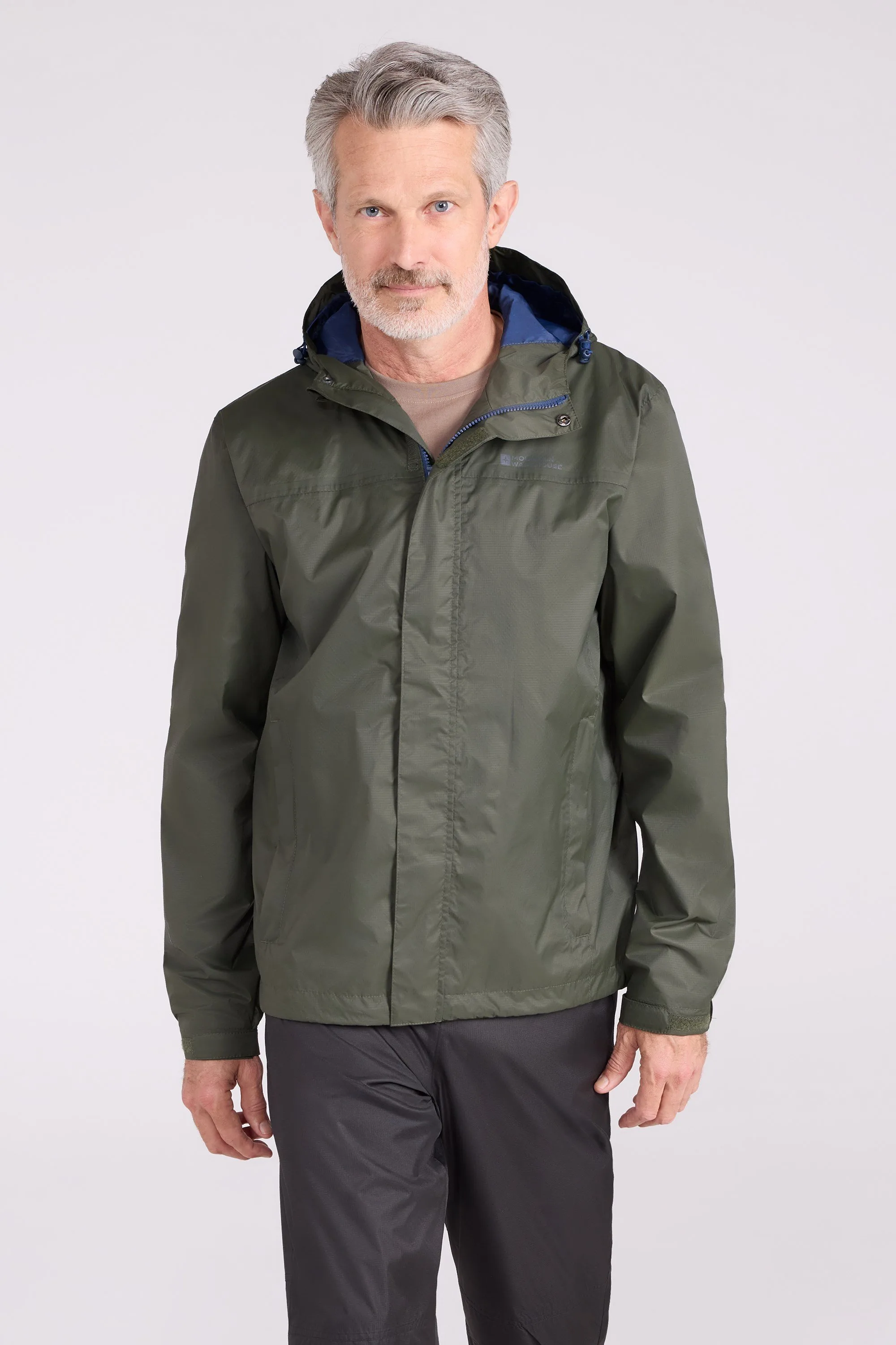 Torrent Mens Waterproof Jacket - Green - Green - Size: XXL - Mountain Warehouse - FashionsVida