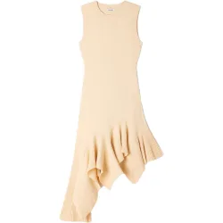 Vestido asimétrico acampanado