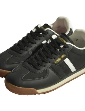 Mens Diego Trainers (Black/white) - Size Uk 11 - Lambretta - FashionsVida