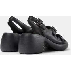 Sandalias de tacón de mujer de piel thelma
