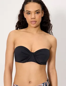 Tops de bikini bandeau en copas c y d - Ysabel Mora - FashionsVida