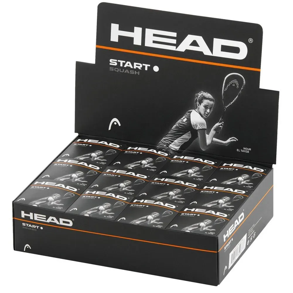 Start Squash Balls Box White 12 Balls - Head - FashionsVida