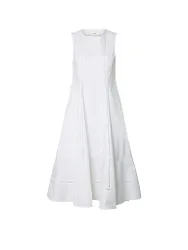 Midikleid SLFDELIA blanco 40