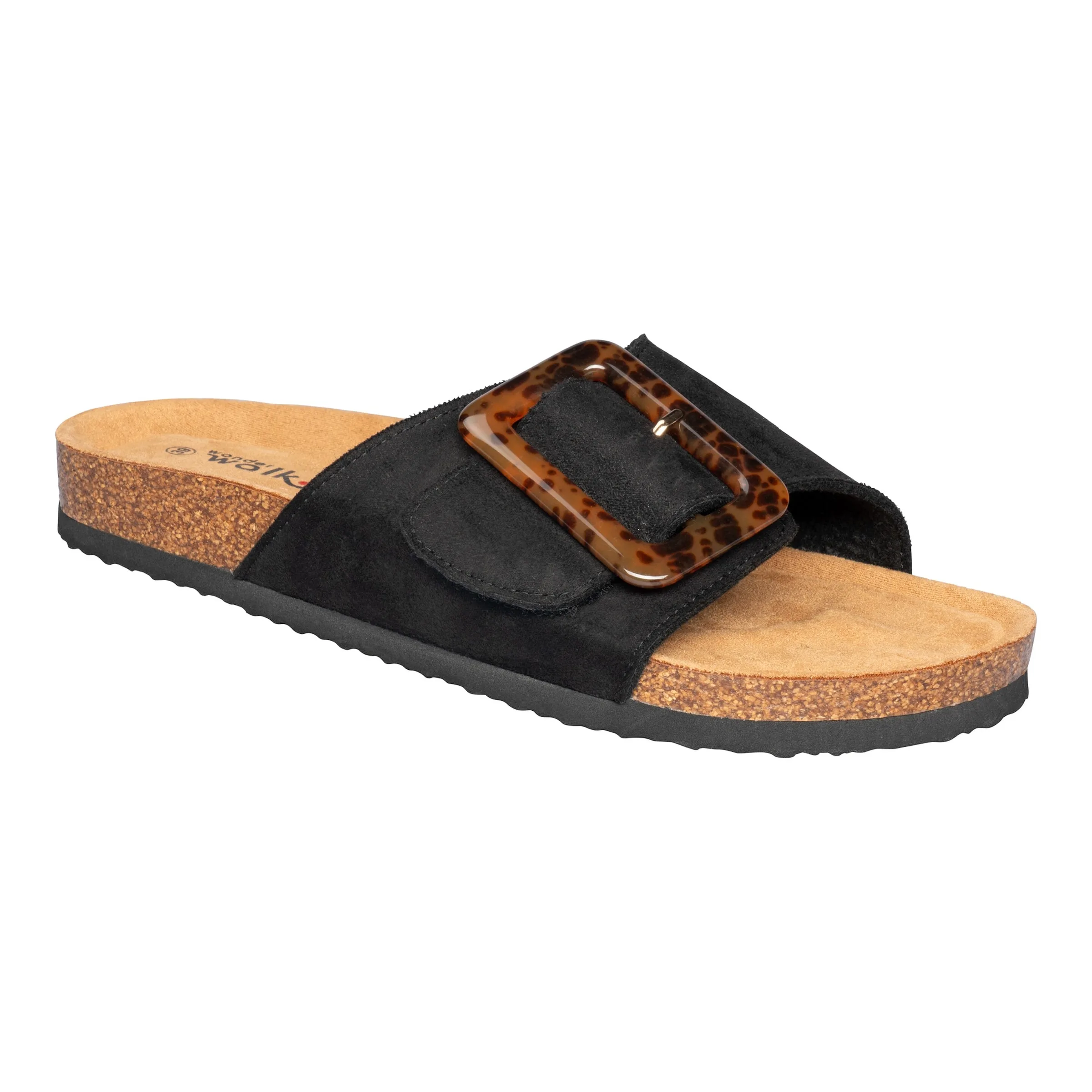 Klett-Pantolette „Miriam“ schwarz 39 Damen - wonderwalk - FashionsVida