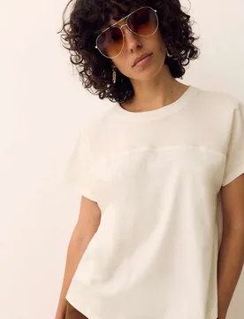 Pure Cotton T-Shirt Soft White female - Per Una - FashionsVida