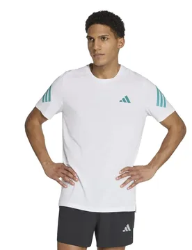 Adi365 Climacool Short Sleeve T-shirt White / Black / Equipment Green XL Men - Adidas - FashionsVida