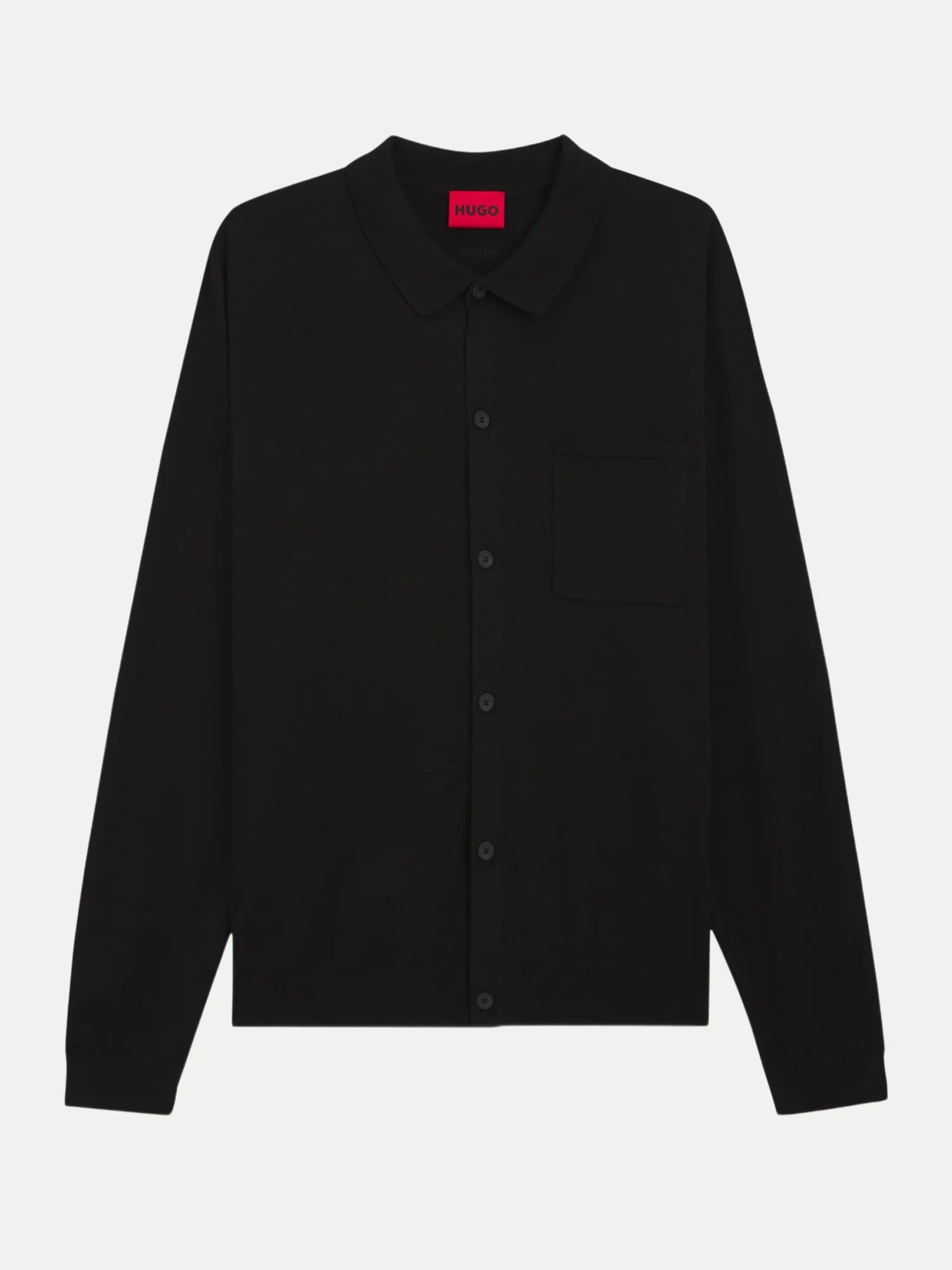 HUGO Regular-Fit Strickjacke San Jordan Schwarz M - Hugo Boss - FashionsVida