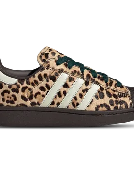 Superstar Damen Sneaker - Braun - Größe 43 1/3 - Leder Brown 43 1/3 - Adidas - FashionsVida
