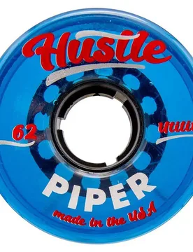 Roues De Patins Hustle 4 Unités Clear Blue 7462 62 mm/82A unisex - Piper Wheels - FashionsVida