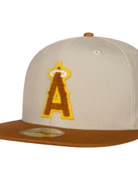 Fifty Bouclé LA Angels Cap by - white - Herren - Size: 7 1/4 (57,7 cm) - New era - FashionsVida