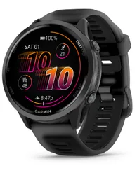 Montre connectée - Forerunner 570 47mm Black en Titane - Noir