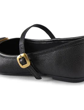 Bailarinas de mujer de piel con adorno de águila - Kurt Geiger - FashionsVida