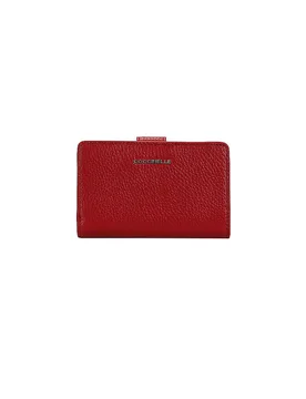 Cartera METALLIC SOFT rojo - Coccinelle - FashionsVida