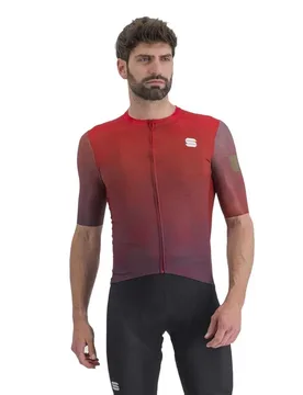 Maglia A Maniche Corte Rocket Huckleberry / Chilly Red - Sportful - FashionsVida