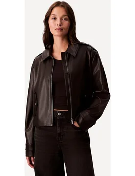 Chaqueta Mujer Essentials piel sintética - Calvin Klein Jeans - FashionsVida